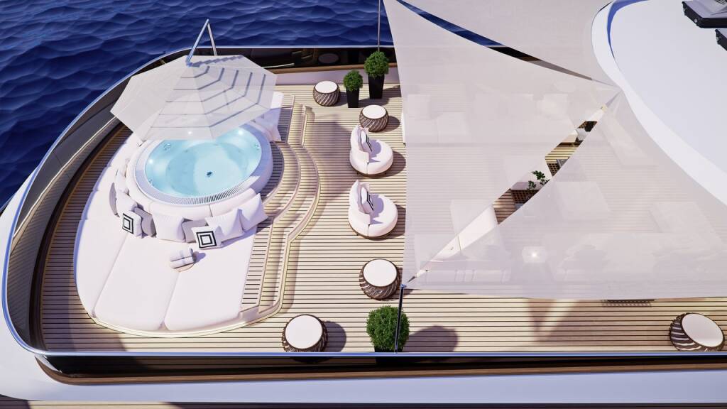 Luxus-Motoryacht MY Custom Black Swan Black Swan