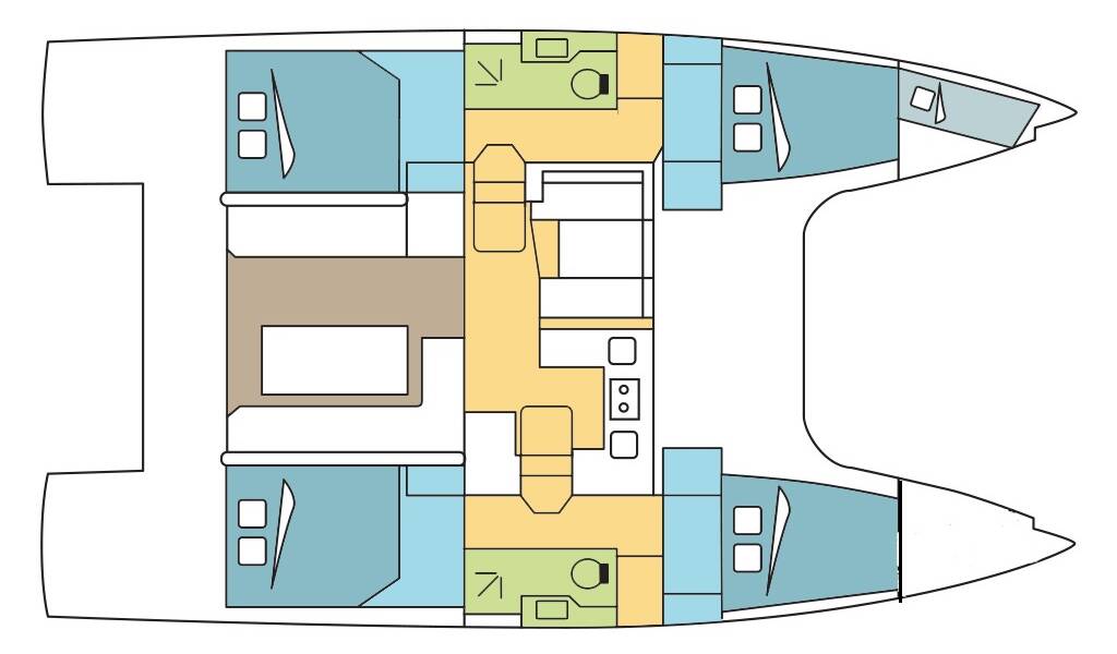 Katamaran Nautitech 40 Open KRIBI