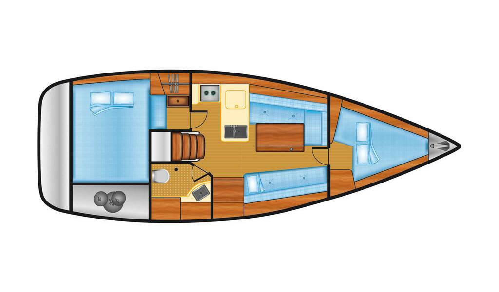 Segelyacht Oceanis 31 Sunshine