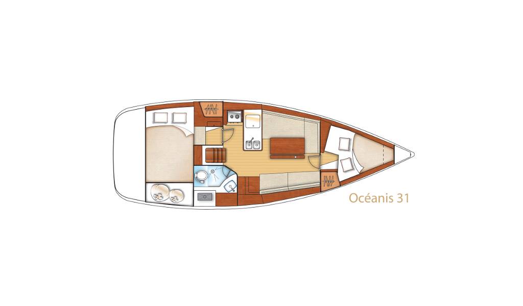 Segelyacht Oceanis 31 Felix