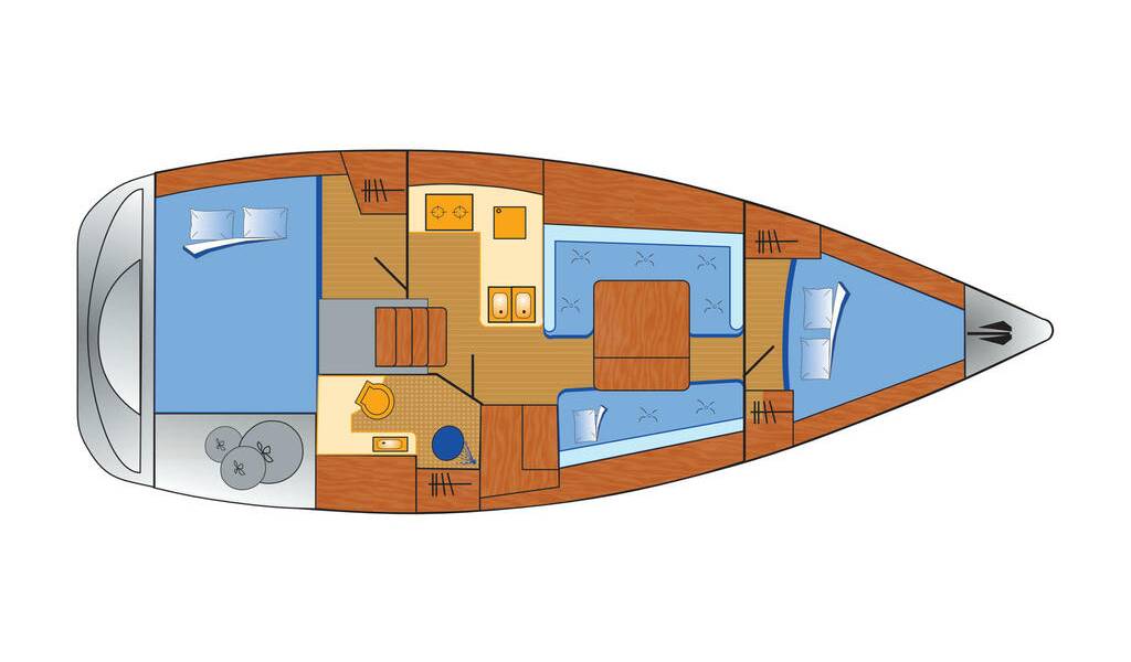 Segelyacht Oceanis 34.2 Tango