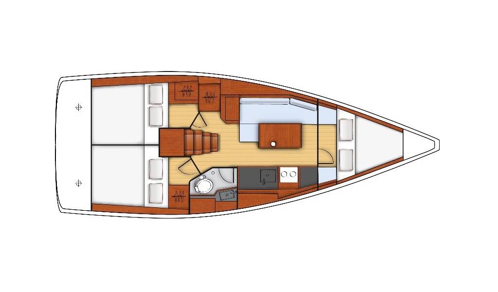 Segelyacht Oceanis 35 Mala Luna