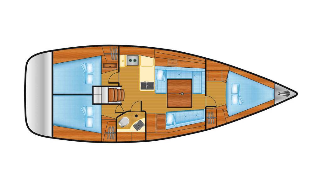 Segelyacht Oceanis 37 Summertime