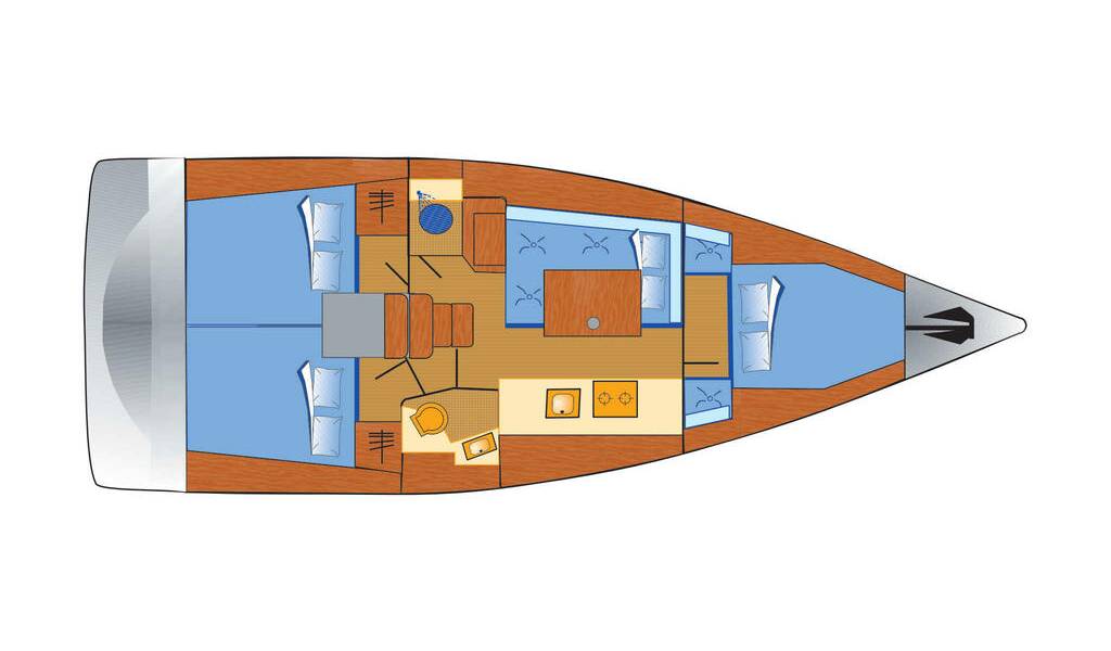 Segelyacht Oceanis 38 Ulysses