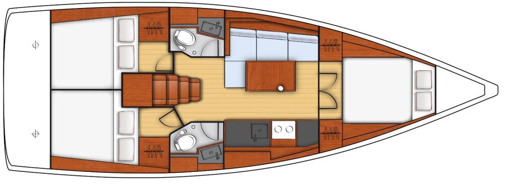 Segelyacht Oceanis 38.1 Dancefloor