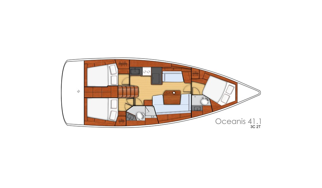Segelyacht Oceanis 41.1 Elena