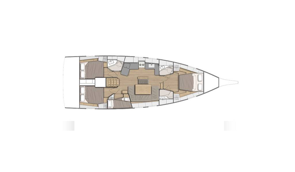 Segelyacht Oceanis 46.1 First Line Naima