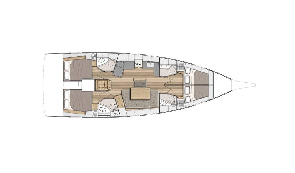 Segelyacht Oceanis 46.1 Sail Delta