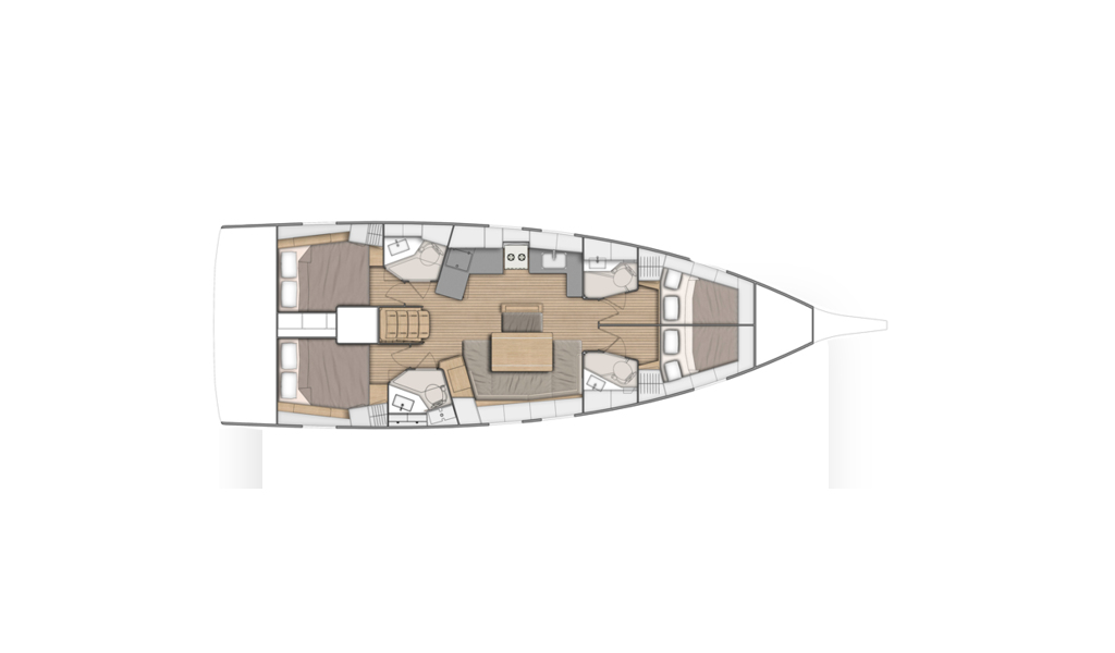 Segelyacht Oceanis 46.1 Athena 4