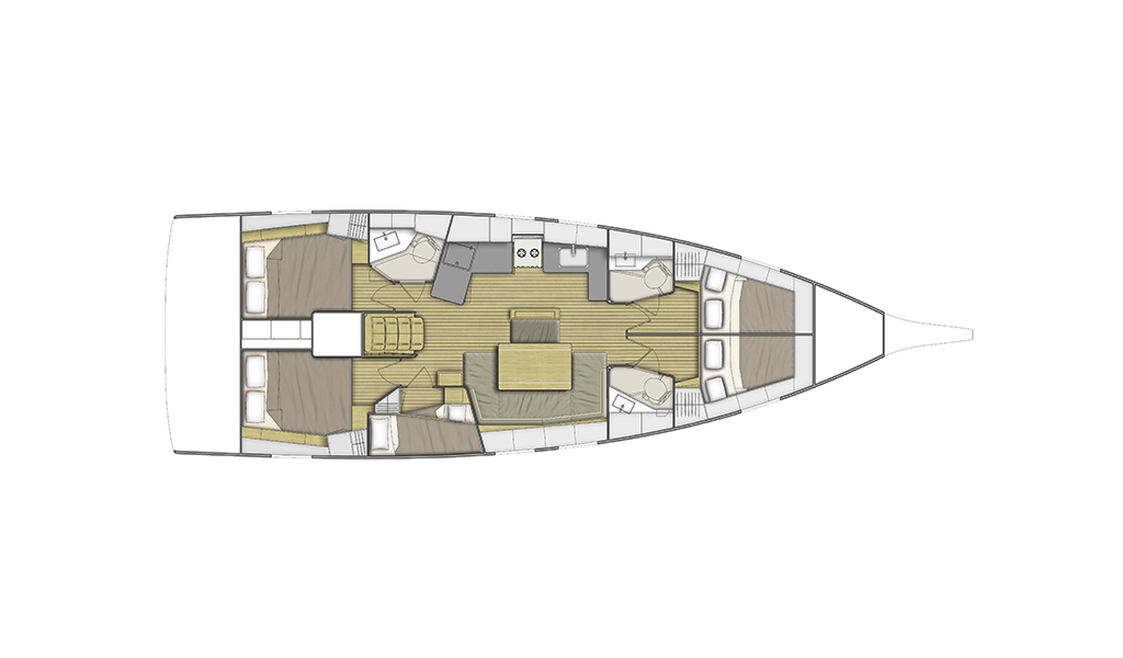 Segelyacht Oceanis 46.1 Athena 5