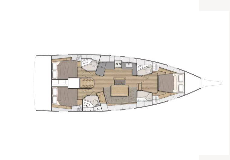 Segelyacht Oceanis 46.1 Pebbles