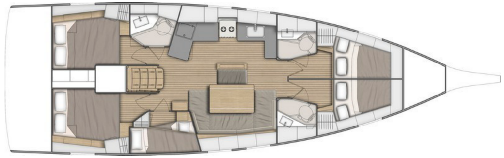 Segelyacht Oceanis 46.1 Tria