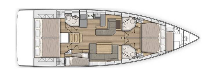 Segelyacht Oceanis 51.1 Pearl Dreams