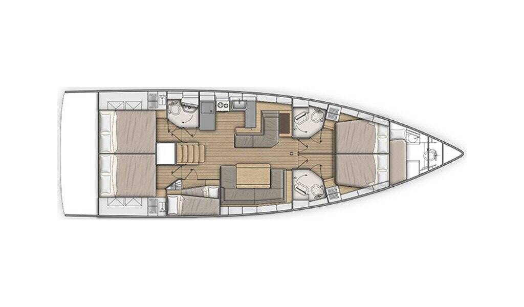 Segelyacht Oceanis 51.1 South Point
