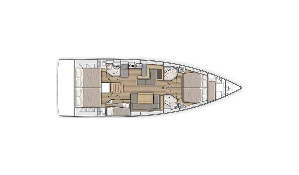 Segelyacht Oceanis 51.1 Calypso