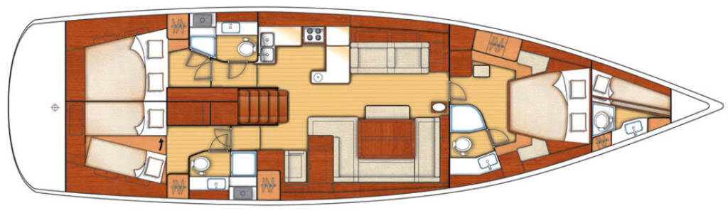 Segelyacht Oceanis 58 Queen Axiera