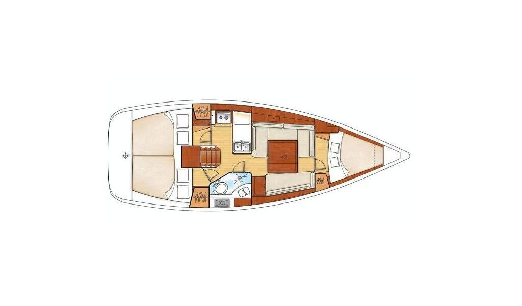 Segelyacht Oceanis Clipper 343 Naysika