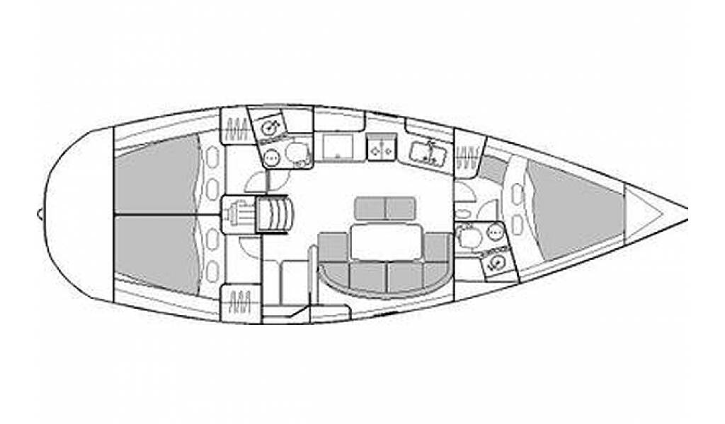 Segelyacht Oceanis Clipper 381 Albatross