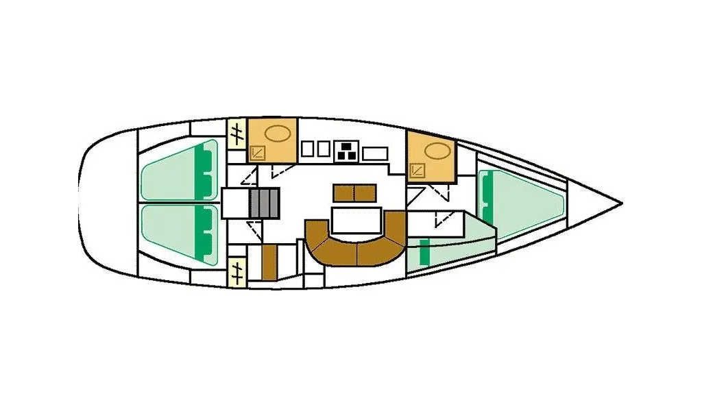 Segelyacht Oceanis Clipper 411 Erika