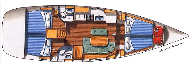 Segelyacht Oceanis Clipper 473 Chrysa M