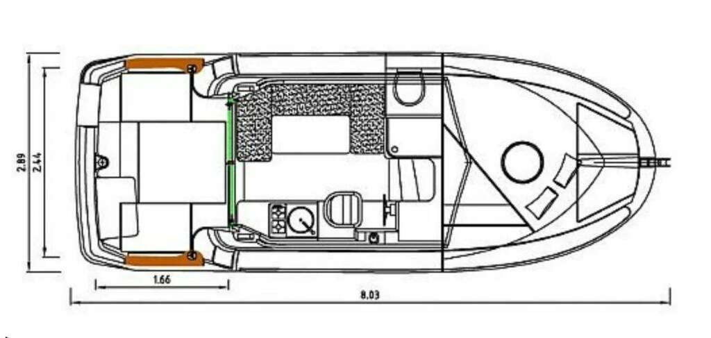 Motorboot Ocqueteau 815 Range Cruiser Range Cruiser