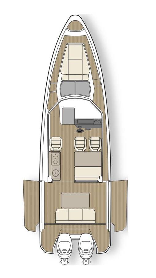 Motorboot Saxdor 320 GTC Olivia