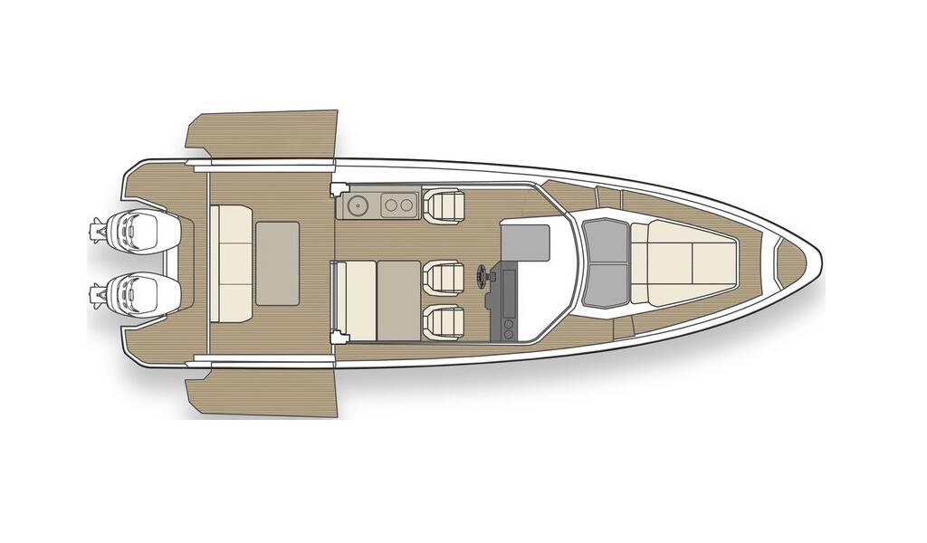 Motorboot Saxdor 320 GTC Navtia