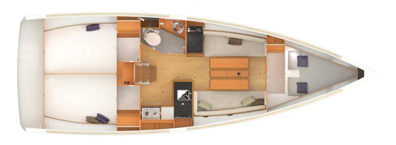 Segelyacht Sun Odyssey 349 Cherie Bibi