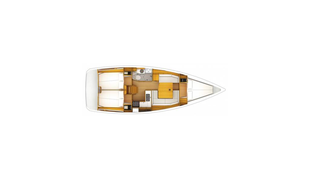 Segelyacht Sun Odyssey 379 Oyster Shell