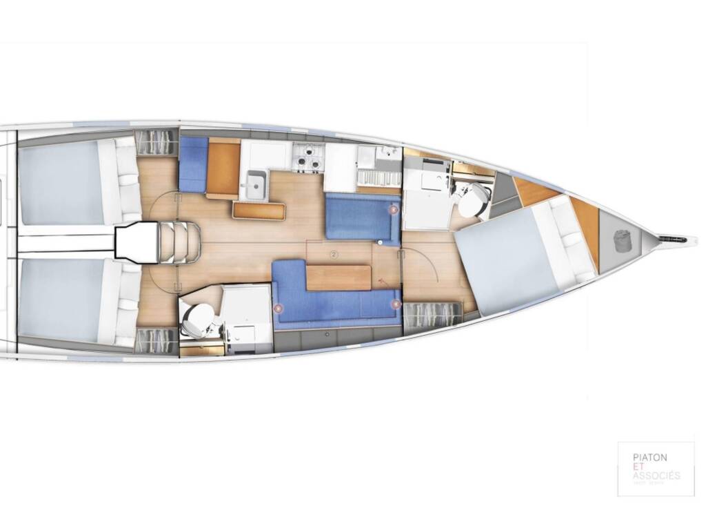 Segelyacht Sun Odyssey 410 Geva X