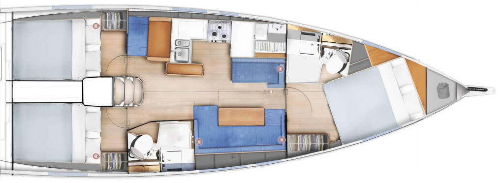 Segelyacht Sun Odyssey 410 Geva X