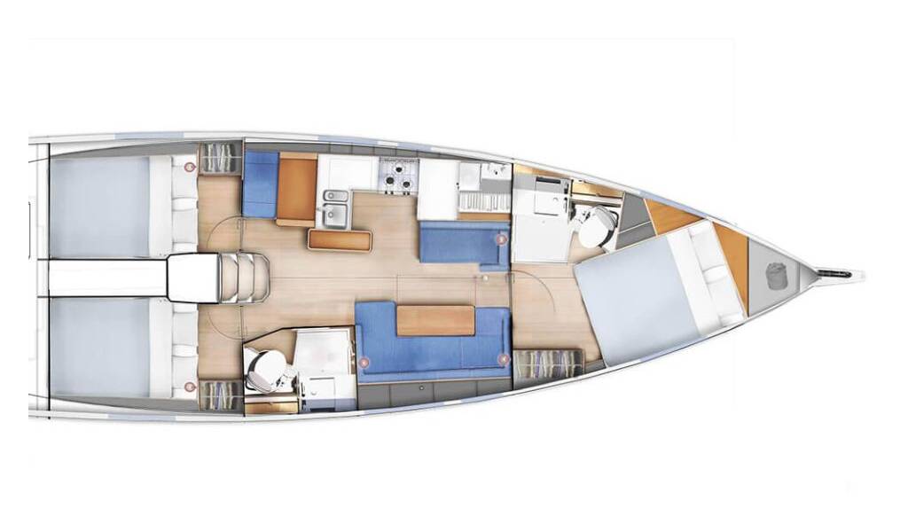 Segelyacht Sun Odyssey 410 Chimera