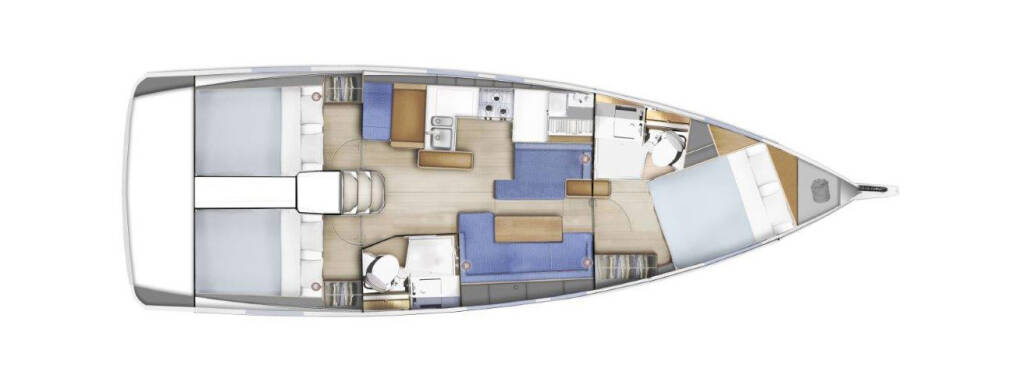 Segelyacht Sun Odyssey 410 Sea Whisper