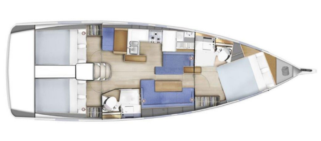 Segelyacht Sun Odyssey 410 Aella