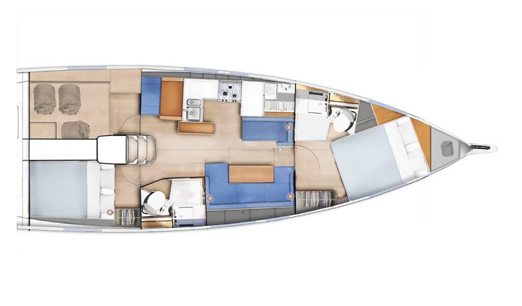 Segelyacht Sun Odyssey 410 CLASS