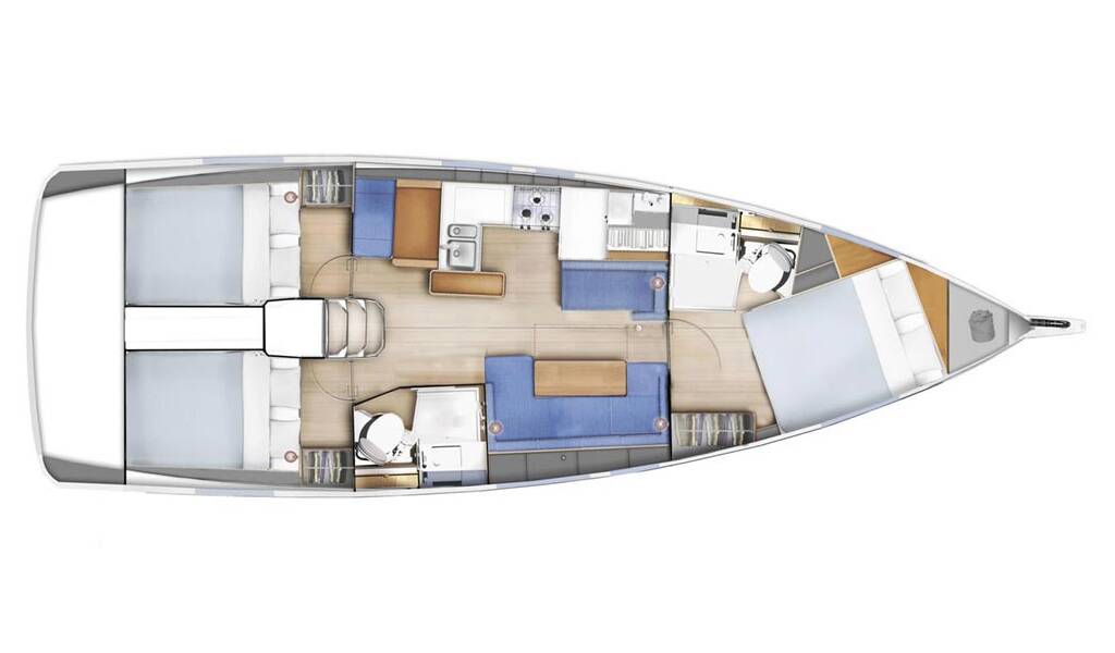 Segelyacht Sun Odyssey 410 Tu Tamo 3