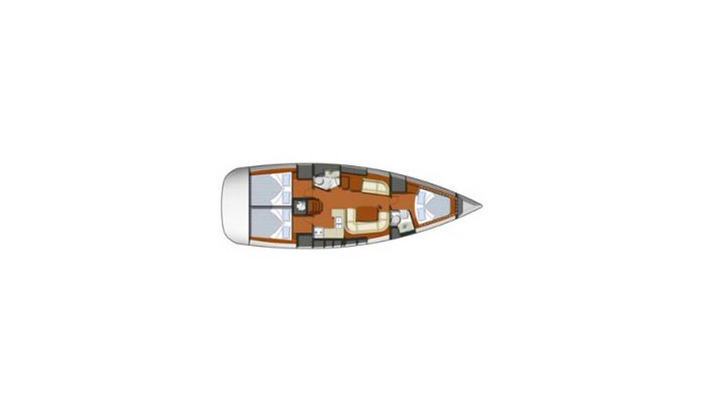 Segelyacht Sun Odyssey 42i Triton