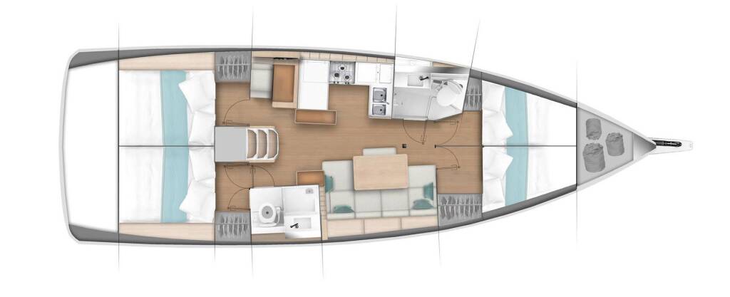 Segelyacht Sun Odyssey 440 Mike Charlie