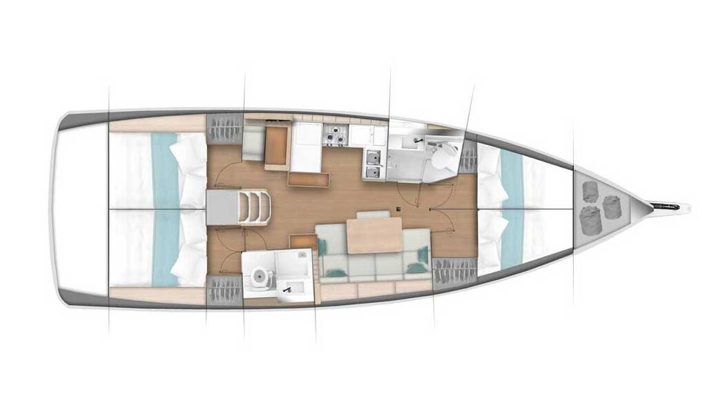 Segelyacht Sun Odyssey 440 Lazy River