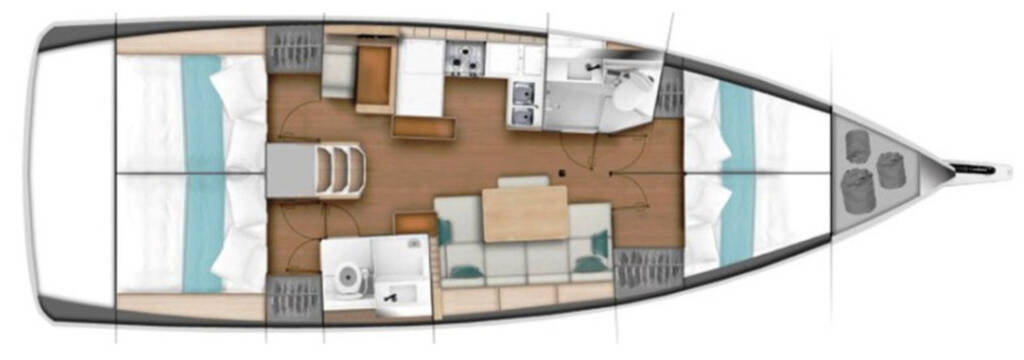 Segelyacht Sun Odyssey 440 Jolie