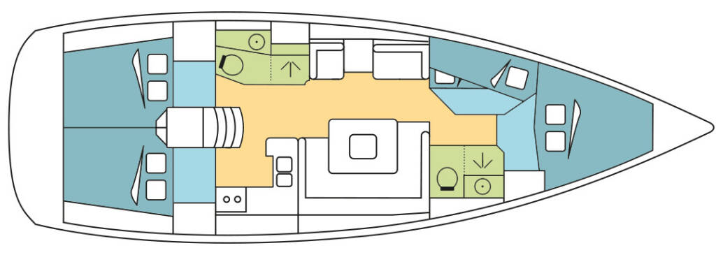 Segelyacht Sun Odyssey 449 ZIBAL