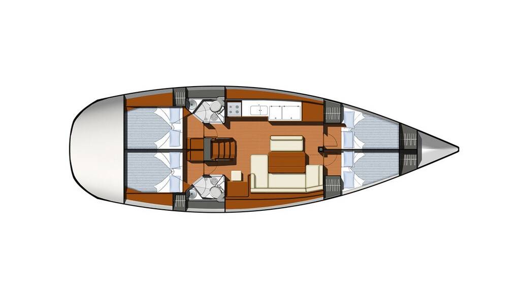 Segelyacht Sun Odyssey 44i Flora Mirabilis