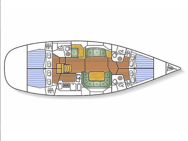 Segelyacht Sun Odyssey 49 DS Idrea