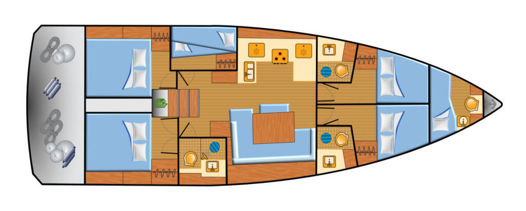 Sailing yacht Sun Odyssey 490 Osejava