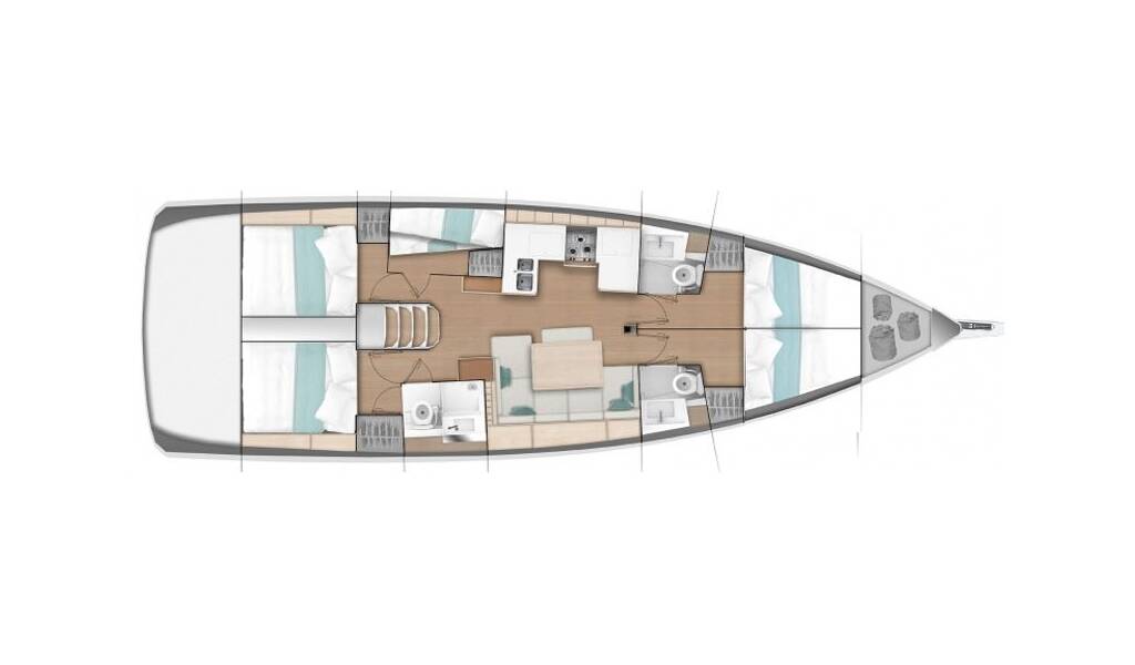 Segelyacht Sun Odyssey 490 Avra