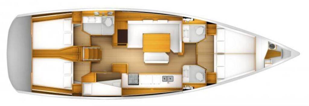 Segelyacht Sun Odyssey 519 Mercury Planet