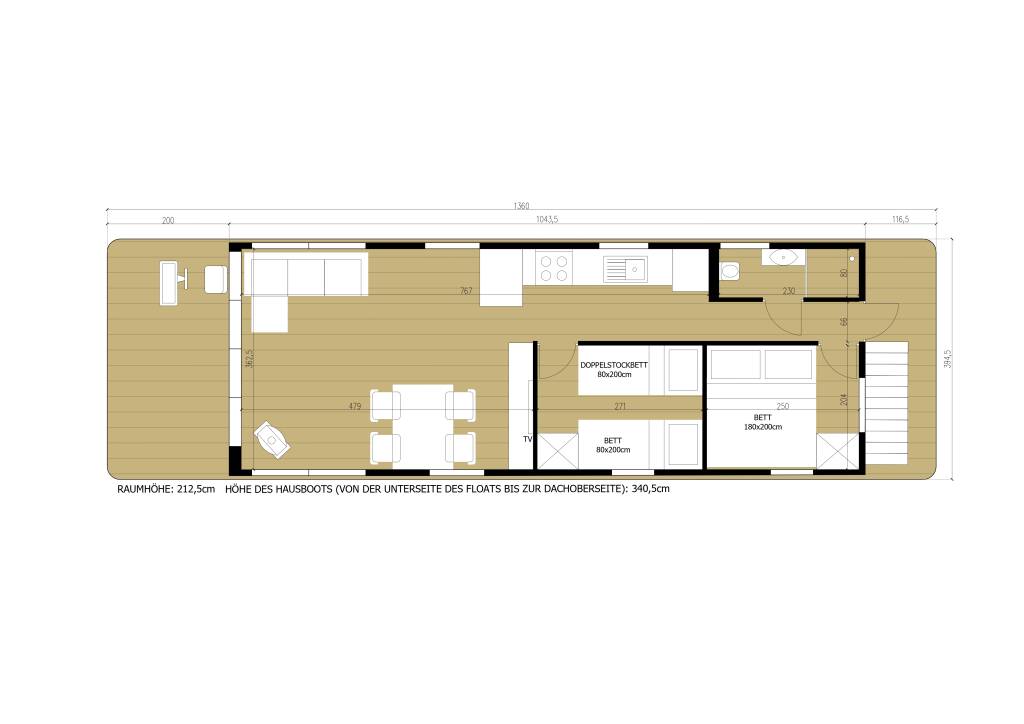 House boat Woma D13 Juno